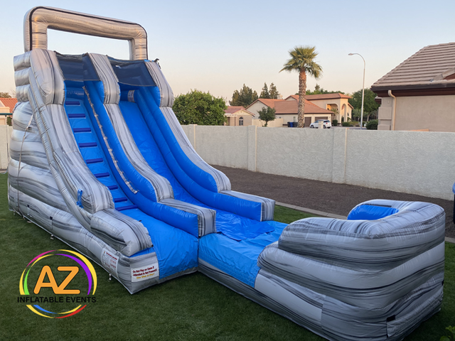 Gray Marble Water Slide 15ft Tall Gray Marble Water Slide 15ft Tall