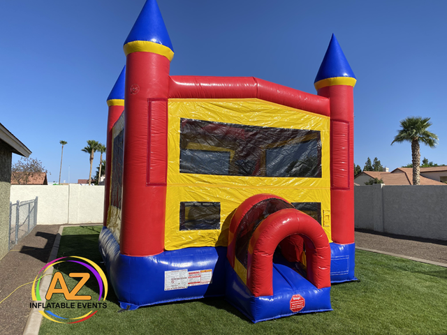 Red and Yellow Bounce House Red and Yellow Bounce House
