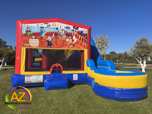 Pirate 7n1 Slide Bounce House Combo Pirate 7n1 Slide Bounce House Combo