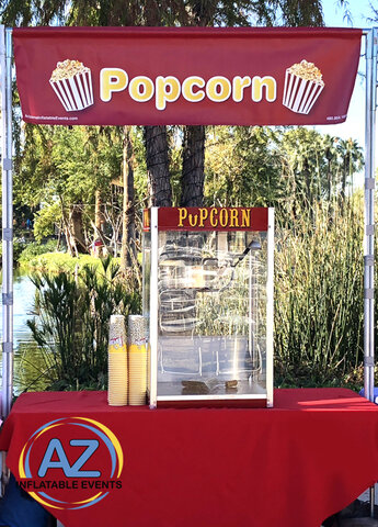 Full Service Popcorn Booth Full Service Popcorn Booth