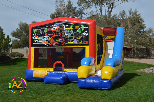 Race Car 7n1 Slide Bounce House Combo Race Car 7n1 Slide Bounce House Combo