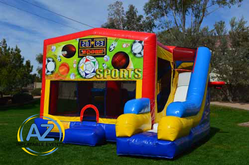 Sports 7n1 Slide Bounce House Combo Sports 7n1 Slide Bounce House Combo