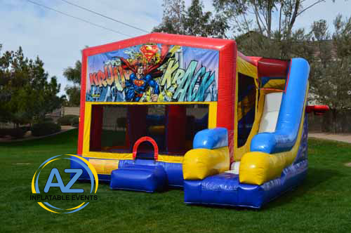 Superman 7n1 Slide Bounce House Combo Superman 7n1 Slide Bounce House Combo