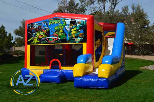 TMNT 7n1 Slide Bounce House Combo TMNT 7n1 Slide Bounce House Combo