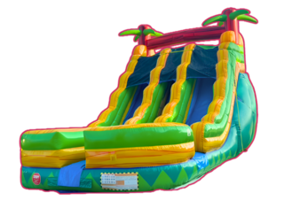 18FT Tropical Rush Dual Lane