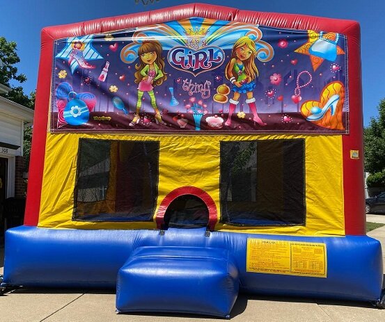Mod It's A Girl Thing Bounce House