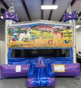 Unicorn Bounce House Party Package
