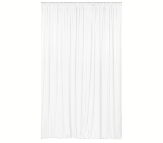 White Spandex Drape Curtain 5x12 White Spandex Drape Curtain 5x12