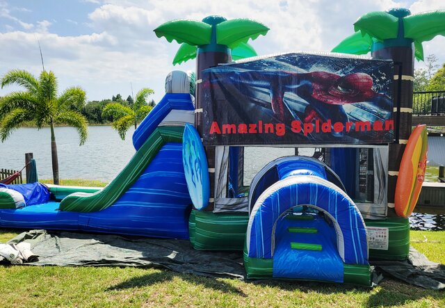 6-in-1 SPIDERMAN Tropical Double Lane Combo WET 6-in-1 SPIDERMAN Tropical Double Lane Combo WET