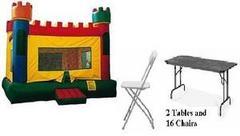 Castle Fun Pack 6 w/ 2 tables and 16 chairs