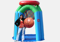 Giant Basketball w/ inflatable Hoop Game