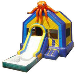 Octopus w/ Slide and BB Hoop and Water Tub