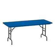 Blue Plastic Table Covers