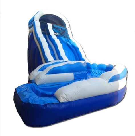 19' Blue Curved Water Slide 19' Blue Curved Water Slide