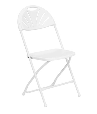 White Clam Back Chair White Clam Back Chair