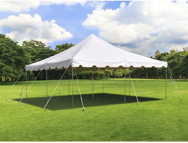 20' x 20' Weekender Standard Canopy Pole Tent - White 20' x 20' Weekender Standard Canopy Pole Tent - White