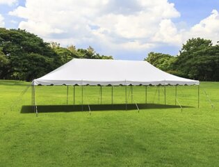 20' x 40' Weekender Standard Canopy Pole Tent - White