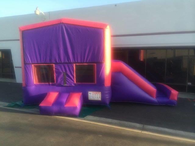 Mini Slide Jumper 11ft x 24ft Purple/Pink