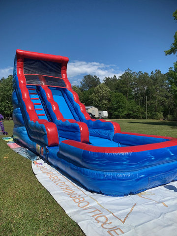 18' Red and Blue Water Slide 18' Red and Blue Water Slide