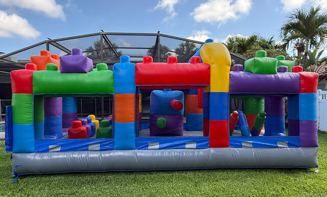 20 Ft Blocks Obstacle Course - Wet or Dry 20 Ft Blocks Obstacle Course - Wet or Dry