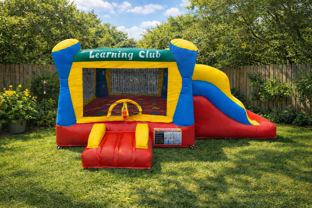 Toddlers Learning Club bounce house and slide Toddlers Learning Club bounce house and slide