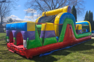 30' Dual Lane Retro Obstacle Course