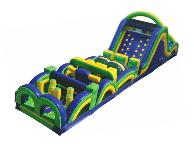 Water Slide with Obstacle Course Water Slide with Obstacle Course