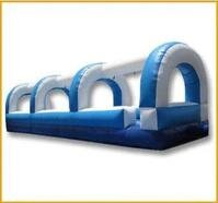 30 Foot Blue Rush Slip and Slide Single Lane