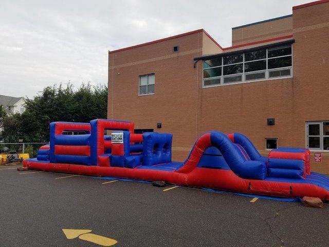 55ft Obstacle Course and Bounce House