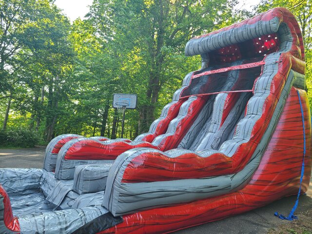18ft Hot Magma Waterslide Dual Lane 18ft Hot Magma Waterslide Dual Lane