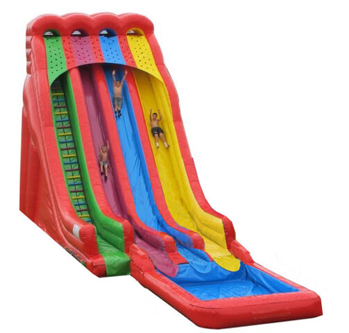 (D) 27ft Triple Splash Slide (D) 27ft Triple Splash Slide
