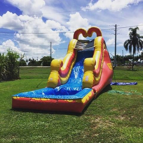 16ft Backyard Slide w/ Pool 16ft Backyard Slide w/ Pool