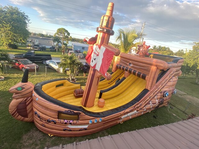 Pirate Ship Dry Slide