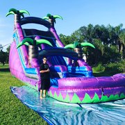 Paradise Fall 18ft' Water Slide w/ Pool