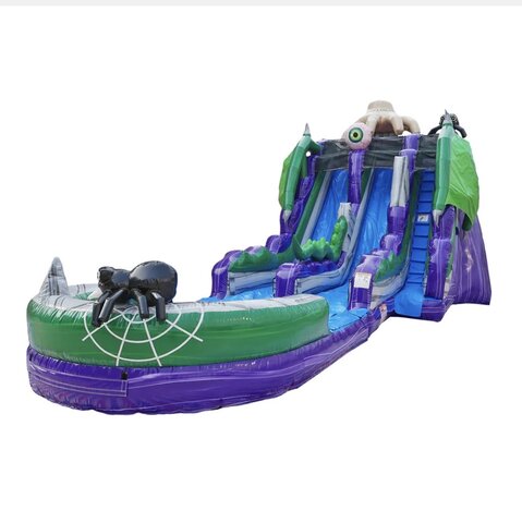 20’ dual lane monster slide 20’ dual lane monster slide