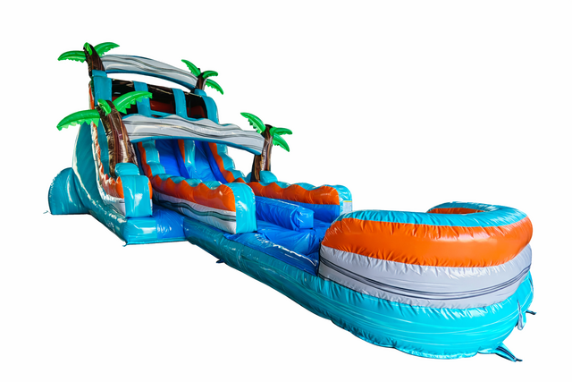 20' Fiji Falls Dual Lane Water Slide 20' Fiji Falls Dual Lane Water Slide