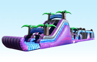 73ft Purple Crush Wet Obstacle Course