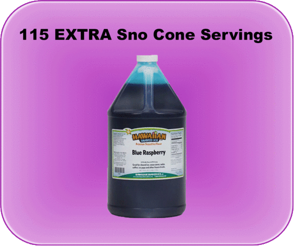 Bulk Extra Sno Cone Servings