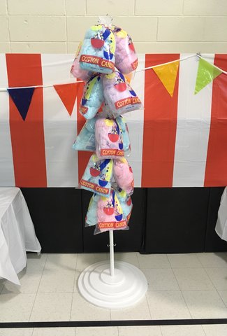 Cotton Candy Floor Display Stand