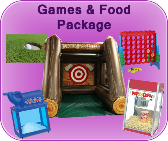 Games and Food Package Games and Food Package