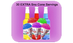 EXTRA Sno Cone Servings