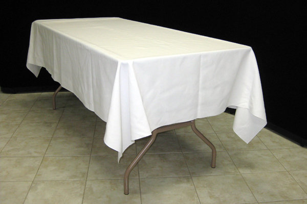 8ft Banquet Table Linen - Half Drape (60x120)