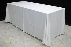 6ft Banquet Table Linen - Full to the Floor Drape