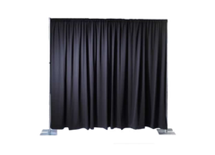 Pipe and Drape Packages - Black (Per Foot)