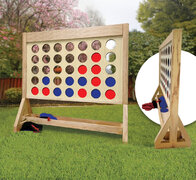 Giant Wooden Connect Four Game