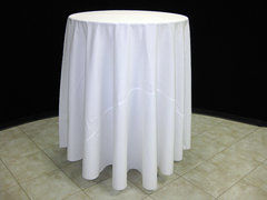 30" Round Cocktail Table - Full Drape