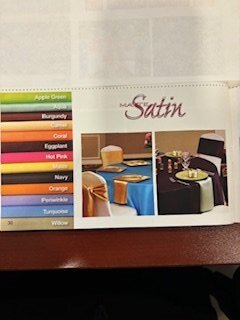 120 RD Satin Specialty Linen - Sheer 120 RD Satin Specialty Linen - Sheer