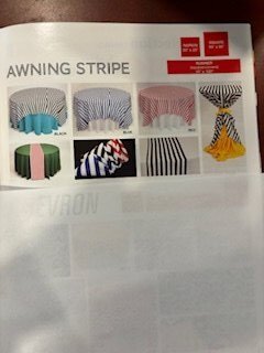 Awning Stripe Specialty Napkin / 10 Count Awning Stripe Specialty Napkin / 10 Count