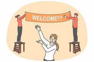 Labor Attach Banner on Tent