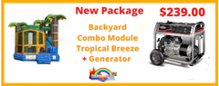Backyard Combo Module Tropical Breeze 15x18 + Generator